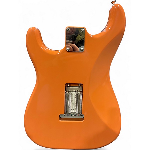 Used 2010s Laurent Brondel Honeycaster DC Pink Salmon Solid Body Electric Guitar