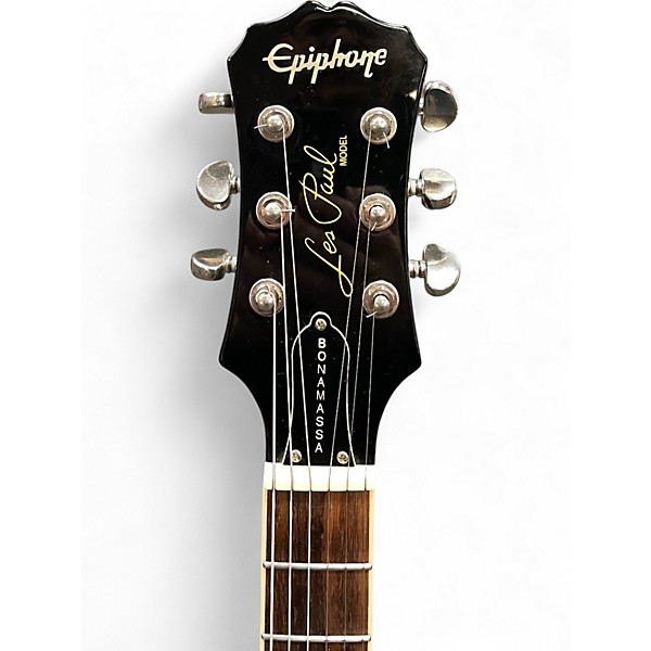 Used Epiphone Joe Bonamassa Les Paul Gold Top Solid Body Electric Guitar