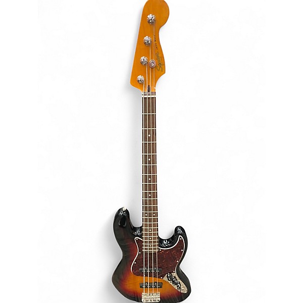 Used Squier Classic Vibe 1960S Jazz Bass 2 Color Sunburst Electric Bass Guitar