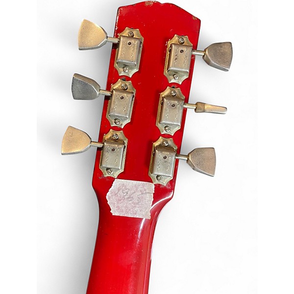 Vintage 1965 Gibson MELODY MAKER D CARDINAL RED Solid Body Electric Guitar