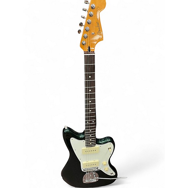 Used Fender player II jazzmaster British racing green Solid Body Electric Guitar