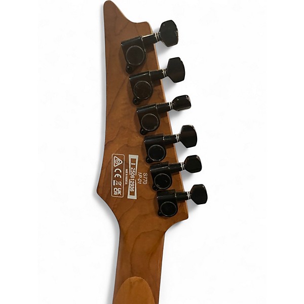 Used 2025 Ibanez S770CZM Cosmic Blue Frozen Matte Solid Body Electric Guitar