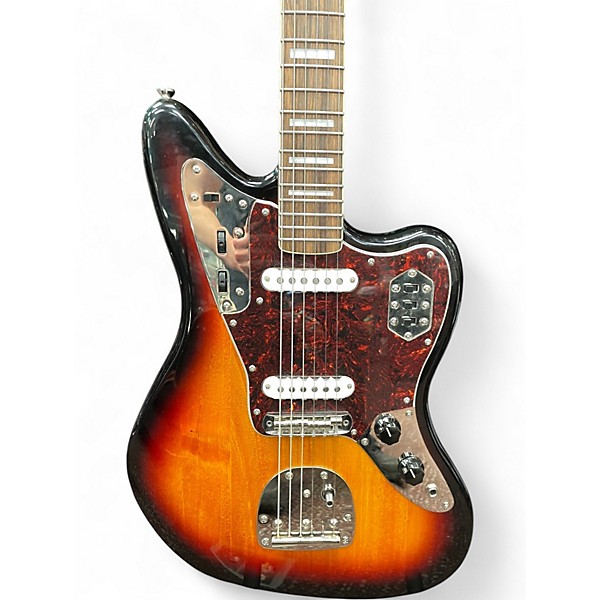 Used Squier CLASSIC VIBE JAGUAR Sunburst Solid Body Electric Guitar