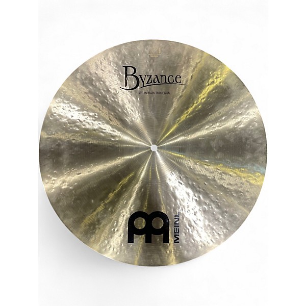 Used MEINL 19in Byzance Medium Thin Crash Brilliant Cymbal