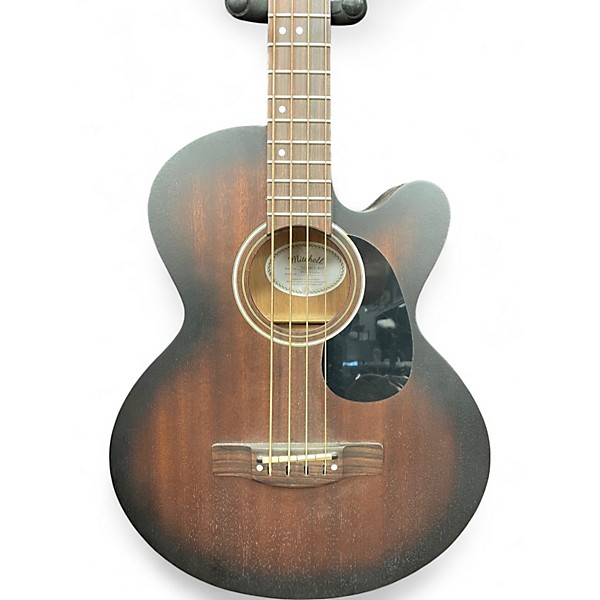 Used Mitchell T239BCE EDGE BURST Acoustic Bass Guitar