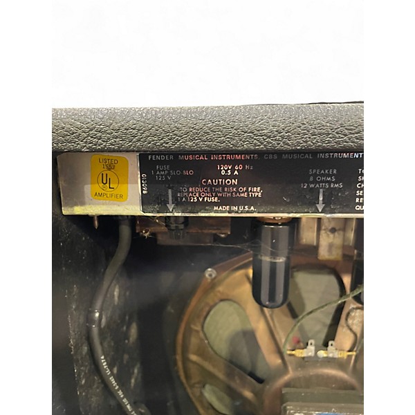 Vintage 1970s Fender musicmaster bass Tube Bass Combo Amp