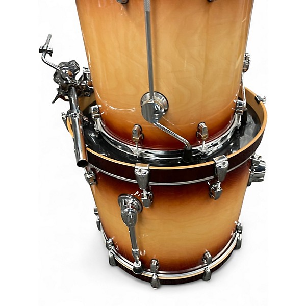 Used Ludwig 6 Piece ELEMENT 2 Color BURST Drum Kit