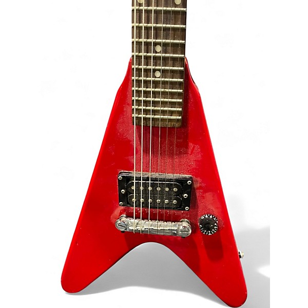 Used Maestro Roadie Flying V Red Solid Body Electric Guitar