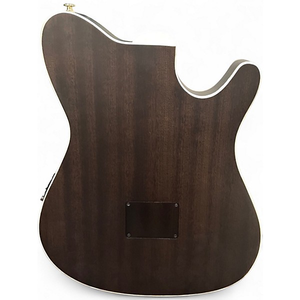 Used Ibanez TOD10NL Trans Black Nylon String Acoustic Guitar