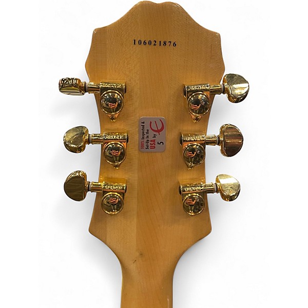 Used Epiphone Emperor II Joe Pass Signature Antique Natural Hollow Body Electric Guitar