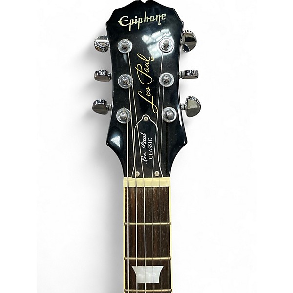 Used Epiphone Les Paul Classic Gold Top Solid Body Electric Guitar