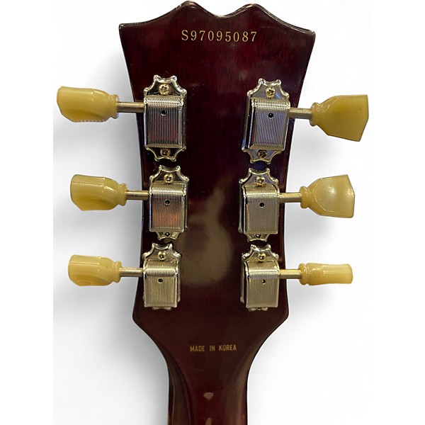 Used Samick Artist Series Edition LP Style Red Sparkle Solid Body Electric Guitar