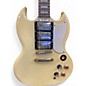 Used Epiphone Les Paul Custom SG Antique White Solid Body Electric Guitar