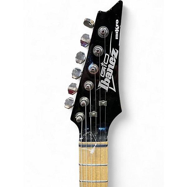 Used Ibanez GDTM21 Mikro blue Solid Body Electric Guitar