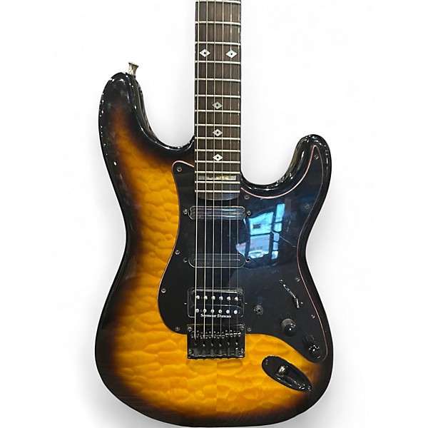 Used Kramer Parts-caster Ferrington Parts Caster Tobacco Burst Solid Body Electric Guitar