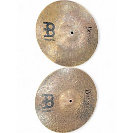 Used MEINL 14in Byzance Dark Hi Hat Pair Cymbal