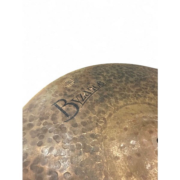 Used MEINL 14in Byzance Dark Hi Hat Pair Cymbal