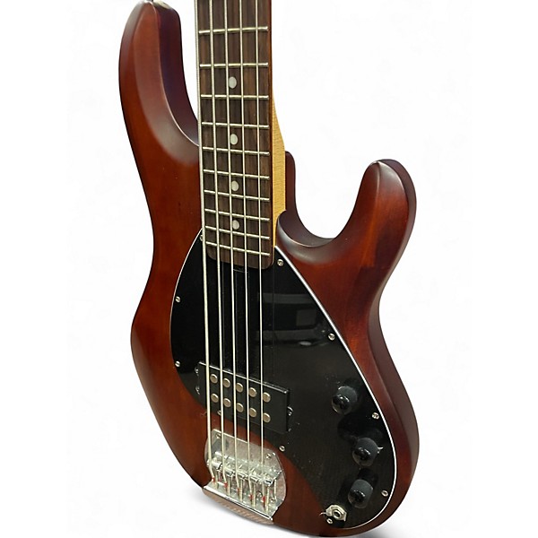 Used Sterling by Music Man S.U.B. StingRay RAY5 Walnut Satin Electric Bass Guitar
