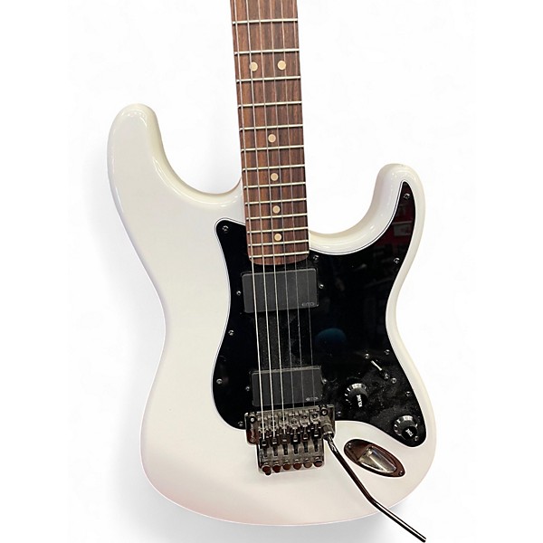 Used Squier Contemporary Stratocaster Classic White Solid Body Electric Guitar