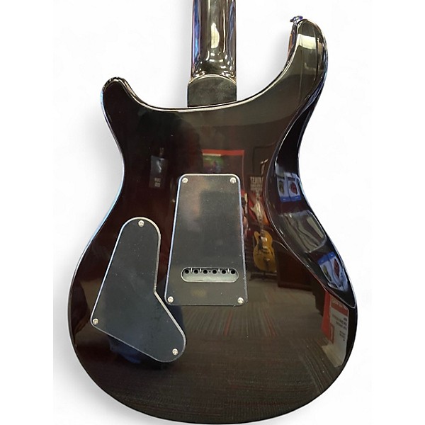 Used PRS SE Custom 24 Black Gold Sunburst Solid Body Electric Guitar