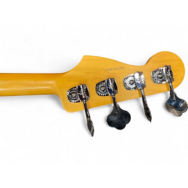 Used Fender American Professional II Jazz Bass Silver Electric Bass Guitar