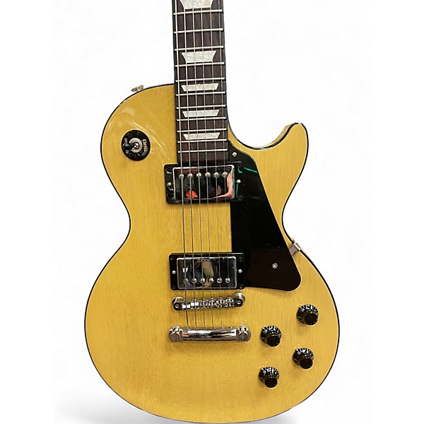Used Gibson les paul standard 50s neck mahogany top TV Yellow Solid Body Electric Guitar