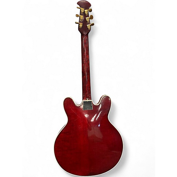 Vintage 1960s Ovation hurricane Cherry Hollow Body Electric Guitar