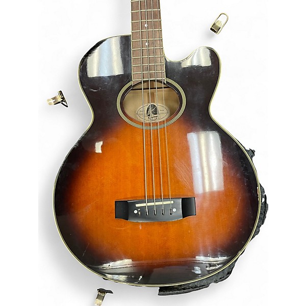 Used Epiphone E-CAPITA 2 Tone Sunburst Acoustic Bass Guitar