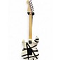 Used EVH Striped Series White with Black Stripes Solid Body Electric Guitar