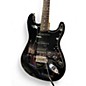 Used 2003 Fender Deluxe Stratocaster HSS black Solid Body Electric Guitar thumbnail