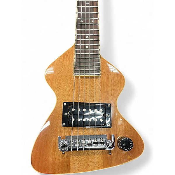 Used Chiquita TRAVEL GUITAR Natural Solid Body Electric Guitar