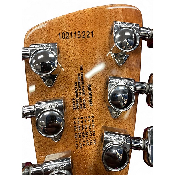 Used Chiquita TRAVEL GUITAR Natural Solid Body Electric Guitar