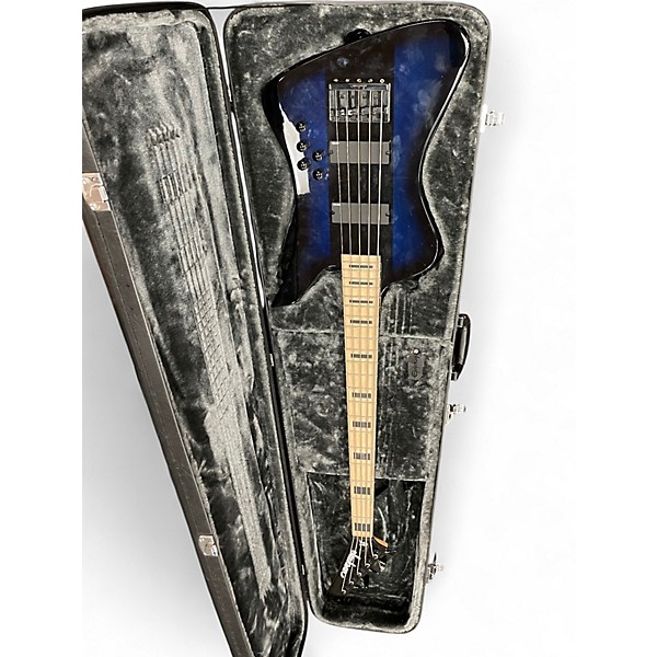 Used Jackson david ellefson kelly dark blue burst Electric Bass Guitar