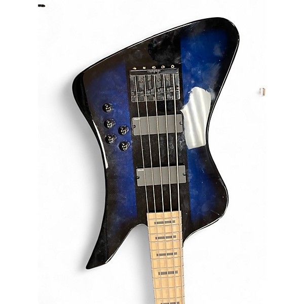 Used Jackson david ellefson kelly dark blue burst Electric Bass Guitar