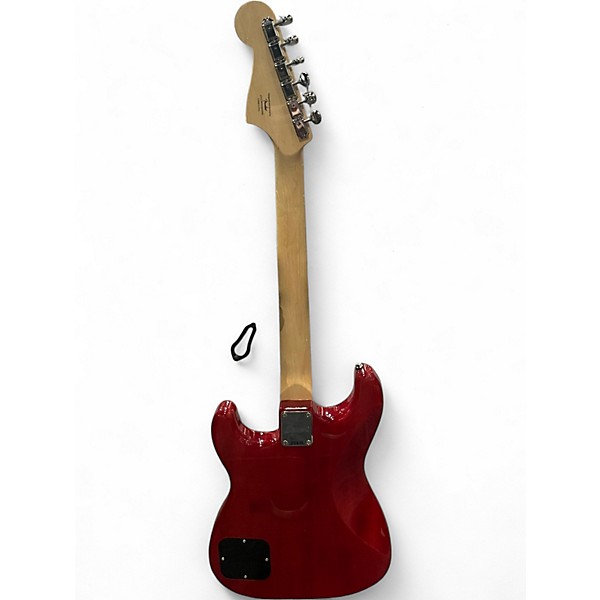 Used Squier stratosonic Red Solid Body Electric Guitar