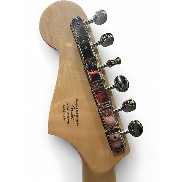 Used Squier stratosonic Red Solid Body Electric Guitar