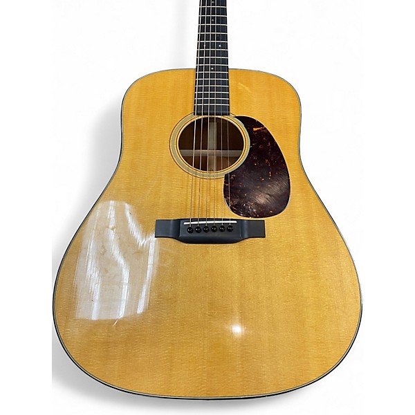 Used Martin D18 Natural Acoustic Guitar