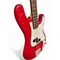 Used Squier Affinity Precision Bass red Electric Bass Guitar
