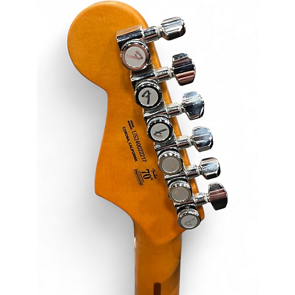 Used Fender AMERICAN ULTRA II STRATOCASTER Blue Solid Body Electric Guitar