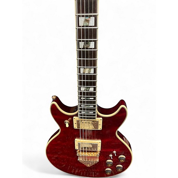 Used Ibanez AR325 Art Series Trans Red Solid Body Electric Guitar