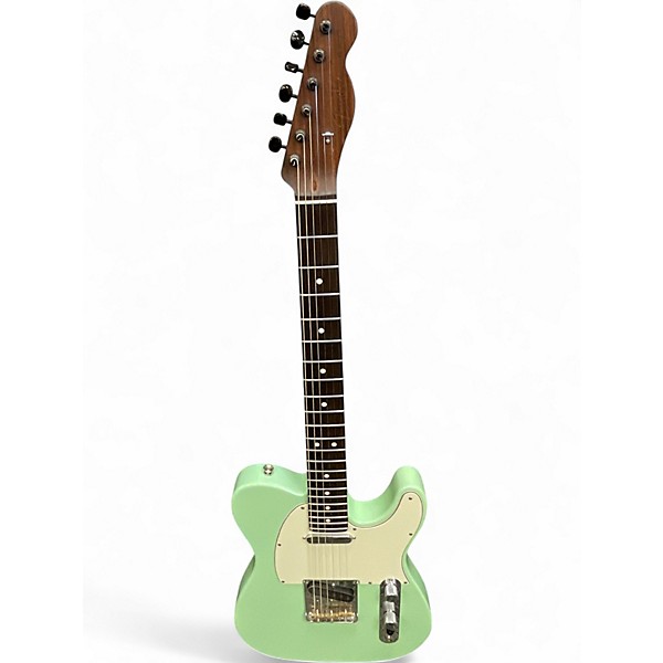 Used Fender Limited Edition Rosewood Neck Telecaster Seafoam Green Solid Body Electric Guitar