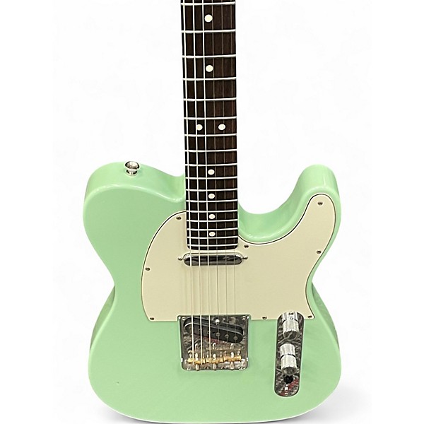 Used Fender Limited Edition Rosewood Neck Telecaster Seafoam Green Solid Body Electric Guitar