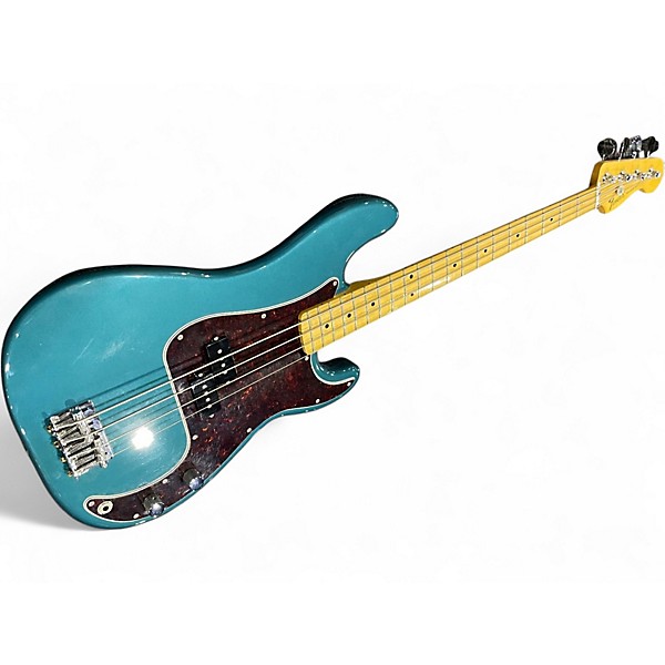 Used Fender Special Edition Precision Bass Turquoise Electric Bass Guitar