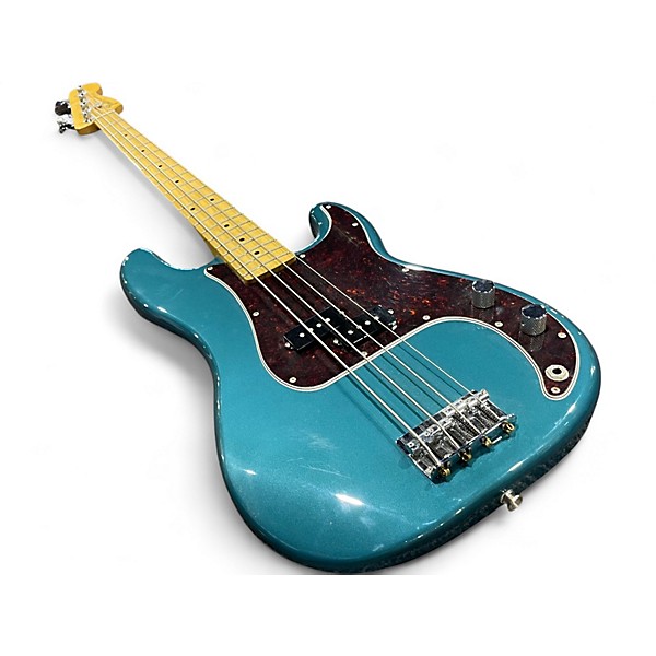 Used Fender Special Edition Precision Bass Turquoise Electric Bass Guitar