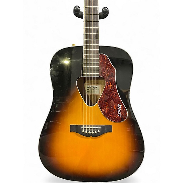 Used Gretsch Guitars G5024E Rancher 2 Color Sunburst Acoustic Electric Guitar