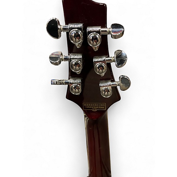 Used Schecter Guitar Research C1 Plus Trans Crimson Red Solid Body Electric Guitar