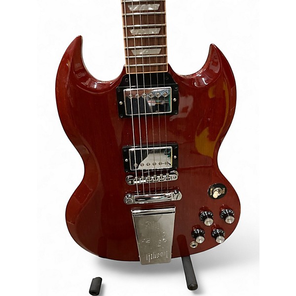Used 2014 Gibson SG Derek Trucks trapeze Cherry Solid Body Electric Guitar