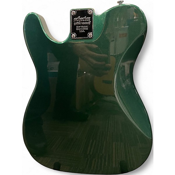 Used 2020 Schecter Guitar Research PT FASTBACK II B Emerald Green Solid Body Electric Guitar