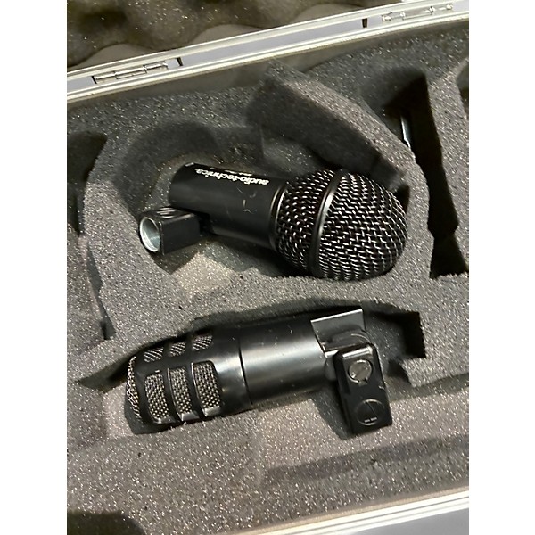 Used Audio-Technica Kick/Tom Snare/Tom Mic Pack Dynamic Microphone