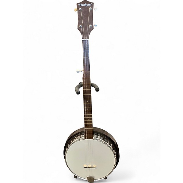 Used Harmony 5 String Closed Back Natural Banjo